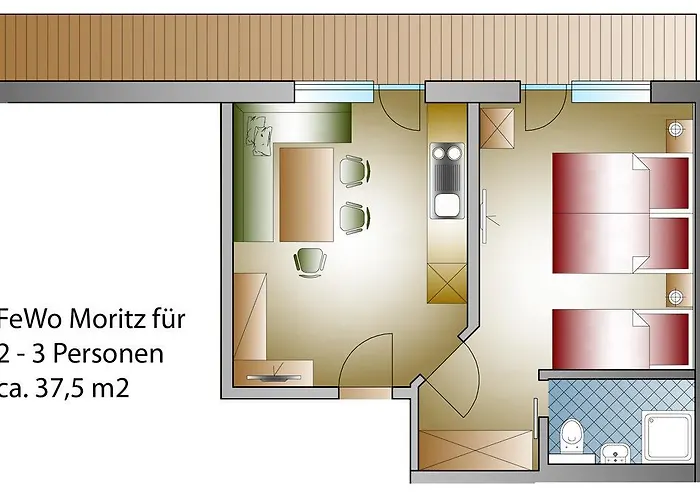 公寓 Gaestehaus Vier Jahreszeiten *